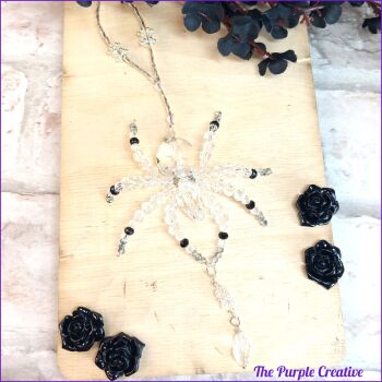 Beaded Spider Tree Decoration Handmade Gift