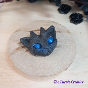 Rersin Demon Kitty Brooch Cat Costume Jewellery Goth Gift