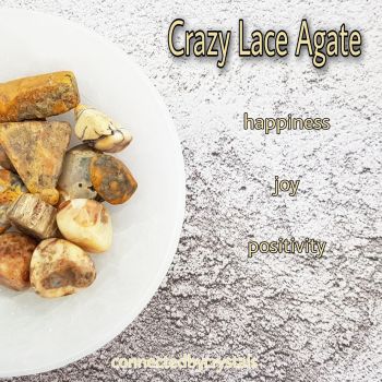 Crazy Lace Agate - Laughter or Happy Stone