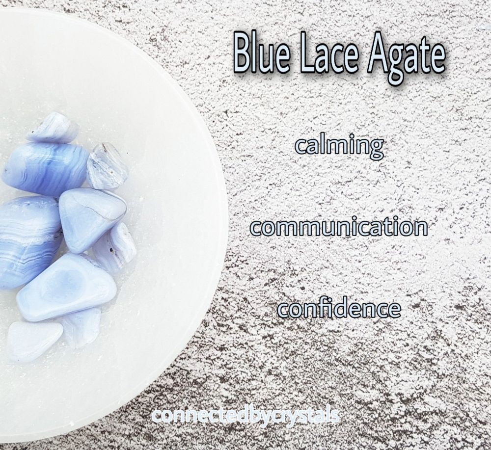 Blue Lace Agate - Calm