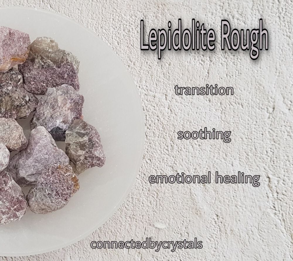 Rough Lepidolite - Transition