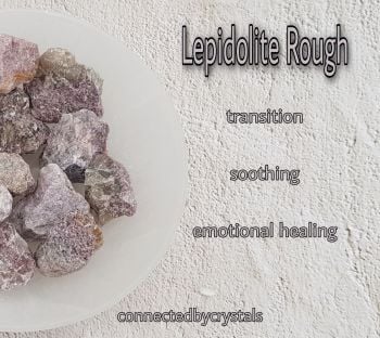 Lepidolite Rough - Transition
