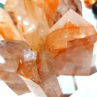Natural Hematoid Quartz Point ( also known as Fire Quartz)