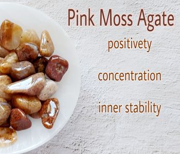 Pink Moss Agate - Optimism