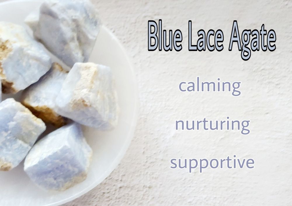 Blue Lace Agate rough - Calm