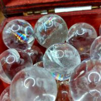 Aura Clear Quartz Spheres