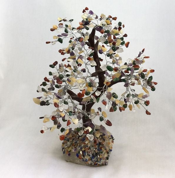 Large Mixed Gemstone Tree with 500 gems