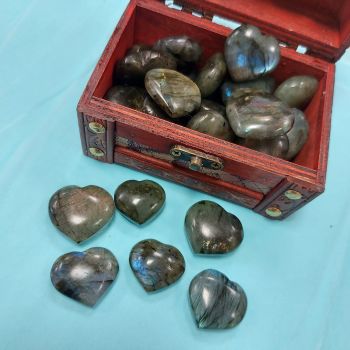 Labradorite Heart Small