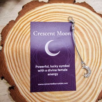 A Crescent Moon Clippy Charm