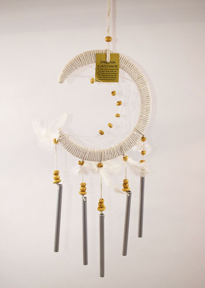 Moon Dream Catcher with chimes 17cm
