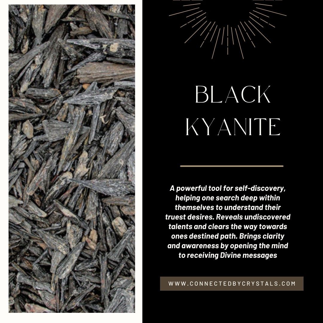 Black Kyanite - Non attachment