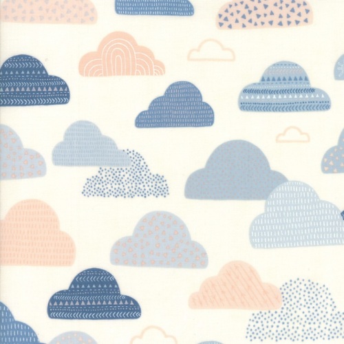 Wild and Free by Abi Hall for Moda - Cloudy Sky's - Natural