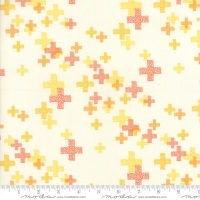 Modern Backgrounds Colorbox - Geometric Pluses (Porcelain Clementine) 1644 17