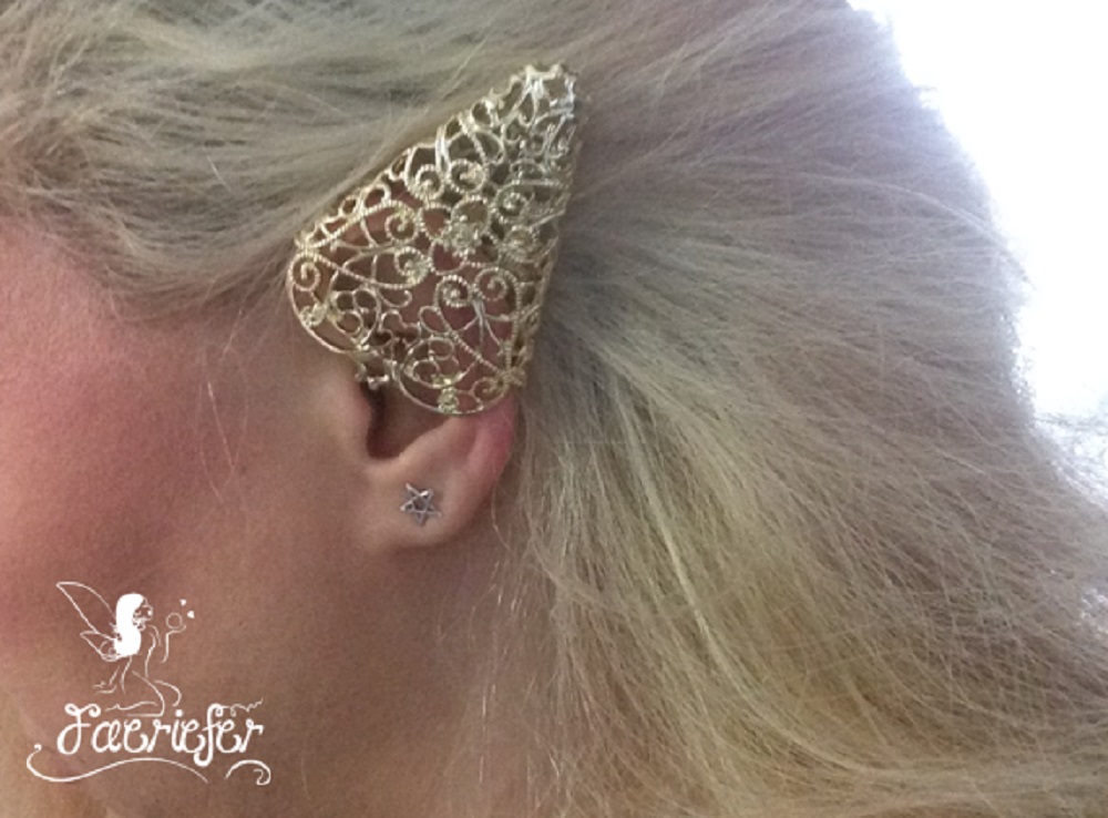 Golden Elven Faerie Ear Tip