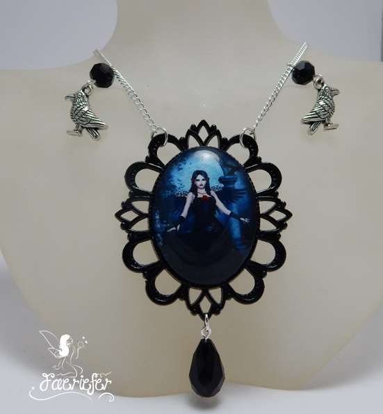 Mistress Of The Black Raven necklace