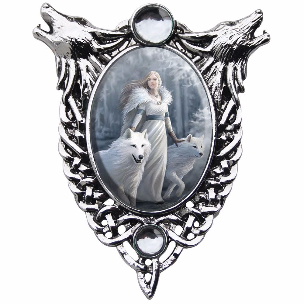 Anne Stokes Necklace Winter Guardians