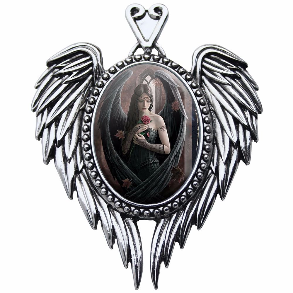 Anne Stokes Necklace Angel Rose