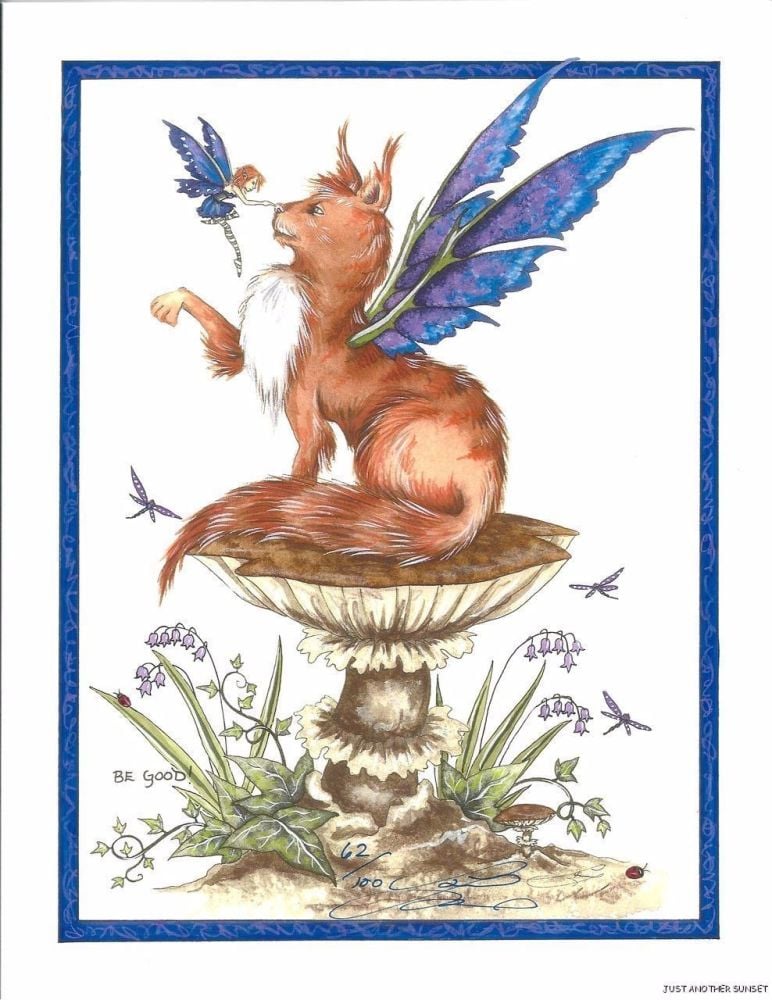Amy Brown Be Good fairy Greetings Card