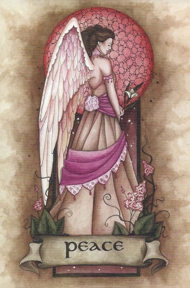 Jessica Galbreth Peace blank Greetings Card