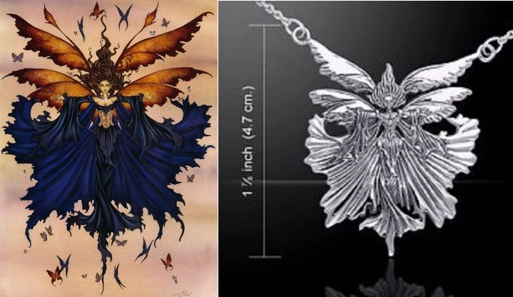 Amy Brown Unbound Fairy necklace