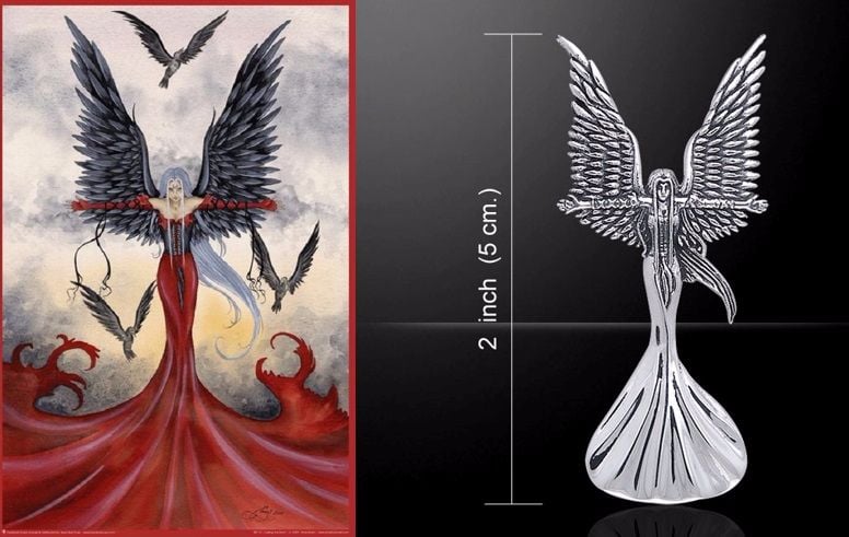 Amy Brown Calling The Storm Fairy Pendant