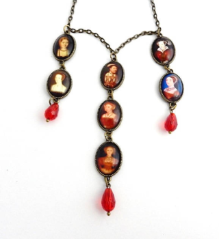 Henry VIII and His Six Wives necklace 