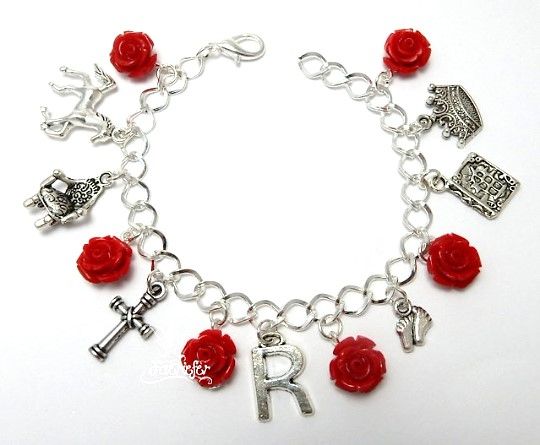 Red Queen bracelet - Margaret Beaufort War Of The Roses Cousins War 