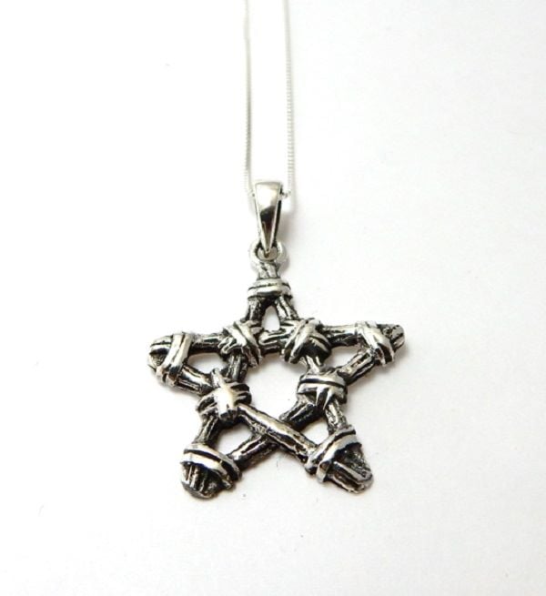 Twig Pentagram necklace