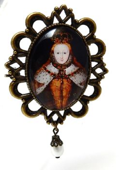 Queen Elizabeth 1st Brooch or Necklace - Coronation