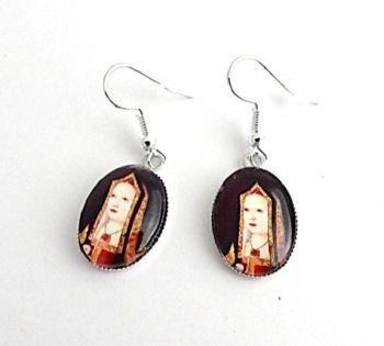 Elizabeth of York portrait earrings