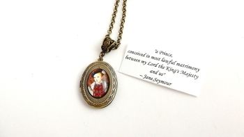 Edward VI locket necklace