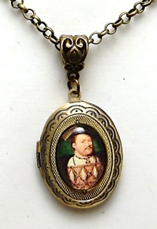 Henry VIII locket necklace