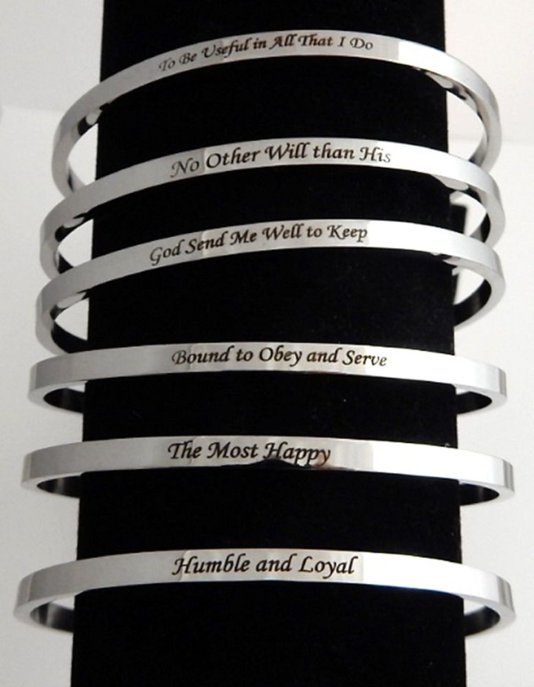 Wives of Henry VIII Motto Bangles