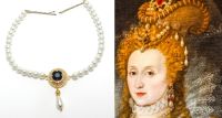 Elizabeth 1st replica hair necklace