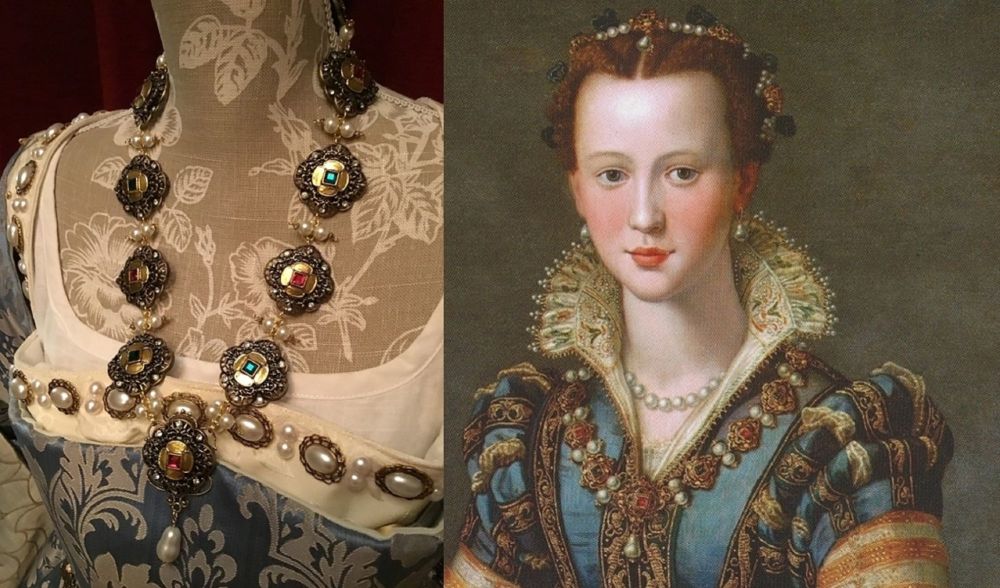Eleonora ('Dianora') di Don Garzia di Toledo replica renaissance necklace