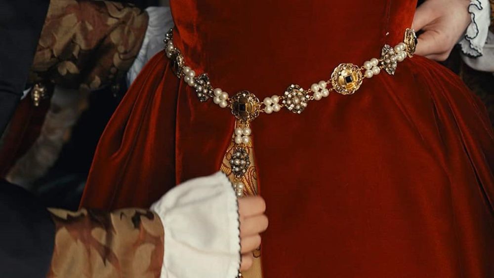 Tudor Girdle Belt - Medieval Queen belt - Historical reenactment