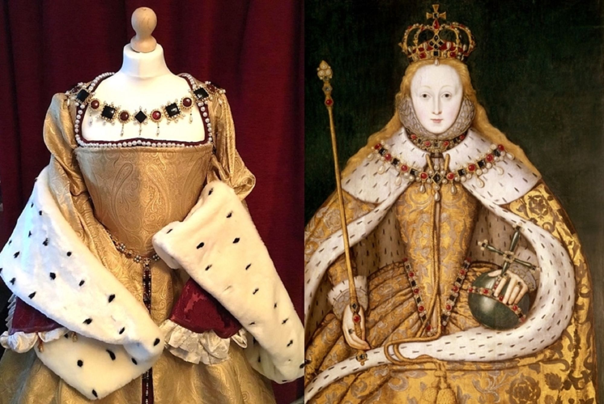 Queen Elizabeth coronation compare