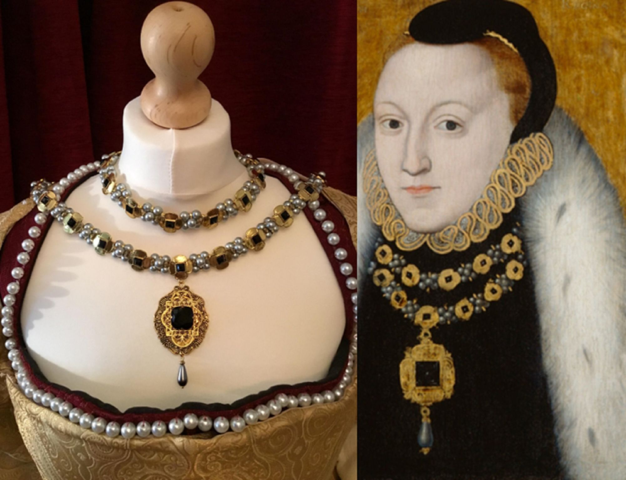 Elizabeth 1st portrait replica compare