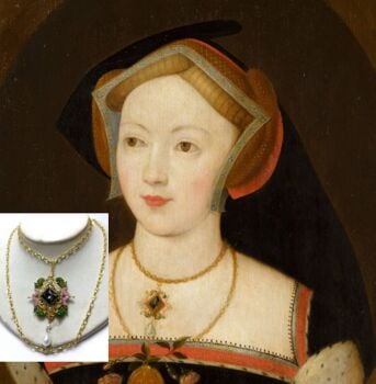 Mary Boleyn replica necklace set - Hever portrait