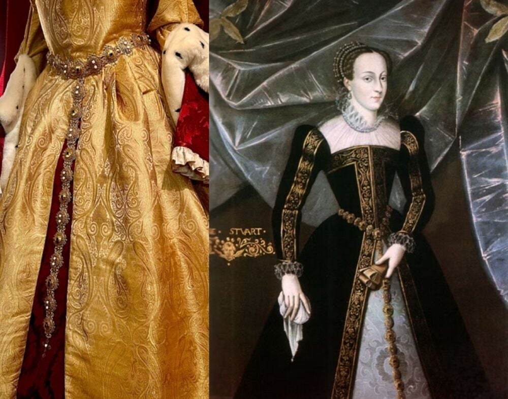 Mary Queen of Scots Portrait replica girdle belt