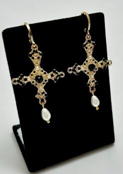 Aragon Cross Earrings