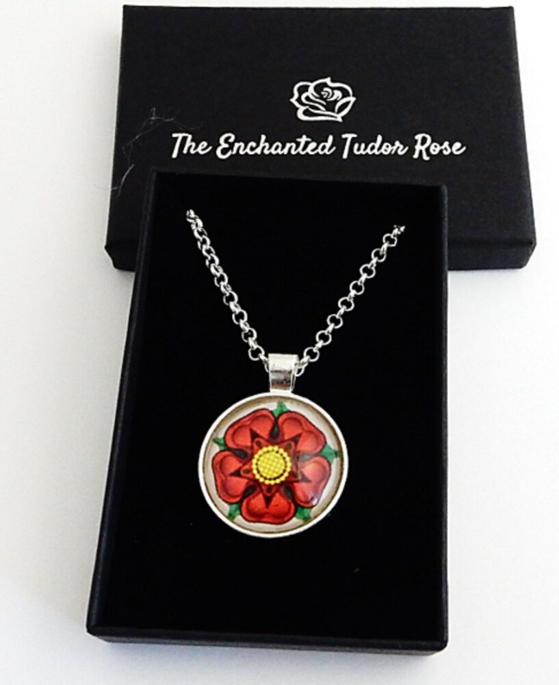 War Of The Roses Collection - Red Rose of Lancaster necklace