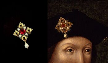 Henry VIII replica hat pin