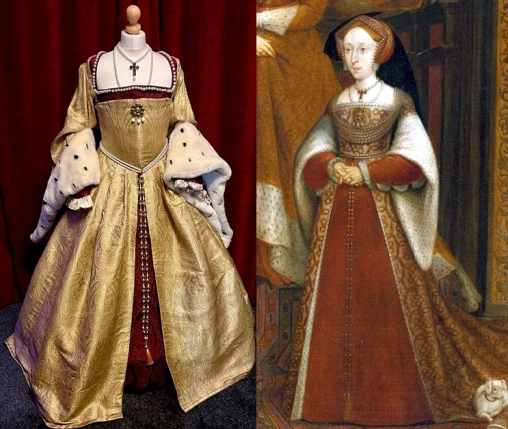 Jane Seymour Portrait replica girdle belt, ‘The Whitehall Mural’ by Hans Ho