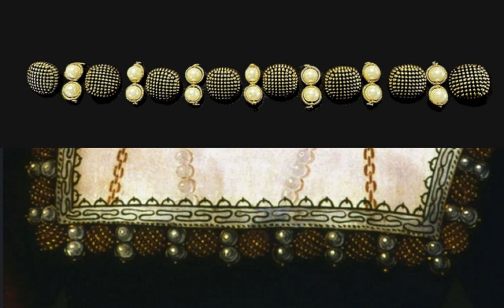 Replica Anne Boleyn Embellishments for Tudor gown