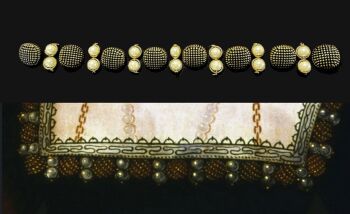 Replica Anne Boleyn Embellishments for Tudor gown