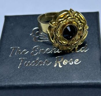 Tudor Rose Ring: Gold Plated ouch