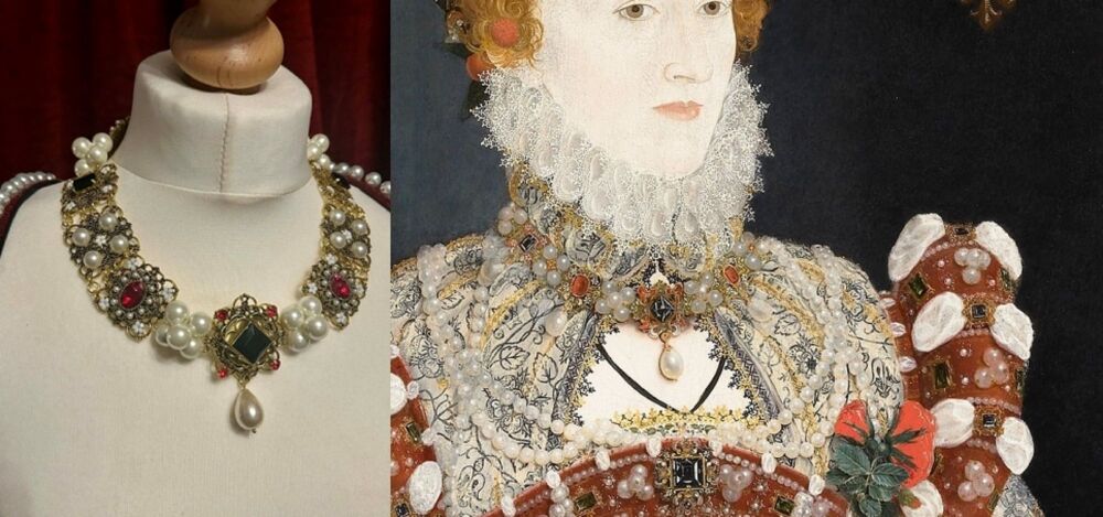 Elizabeth I necklace: The Pelican portrait