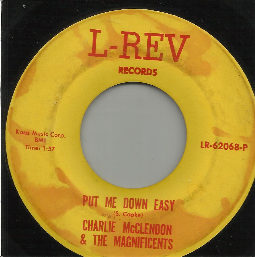 CHARLIE McCLEDON & THE MAGNIFICENTS - PUT ME DOWN EAST 