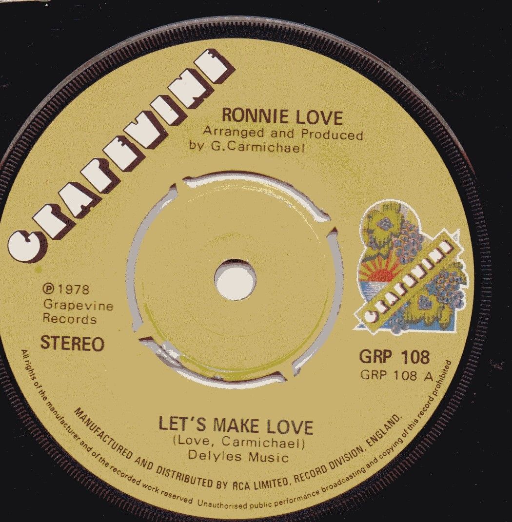 RONNIE LOVE - LETS MAKE LOVE
